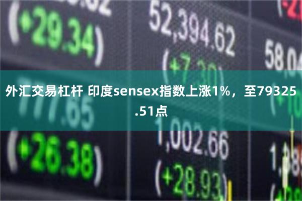 外汇交易杠杆 印度sensex指数上涨1%，至79325.51点
