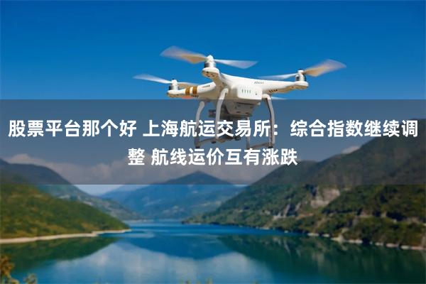 股票平台那个好 上海航运交易所：综合指数继续调整 航线运价互有涨跌